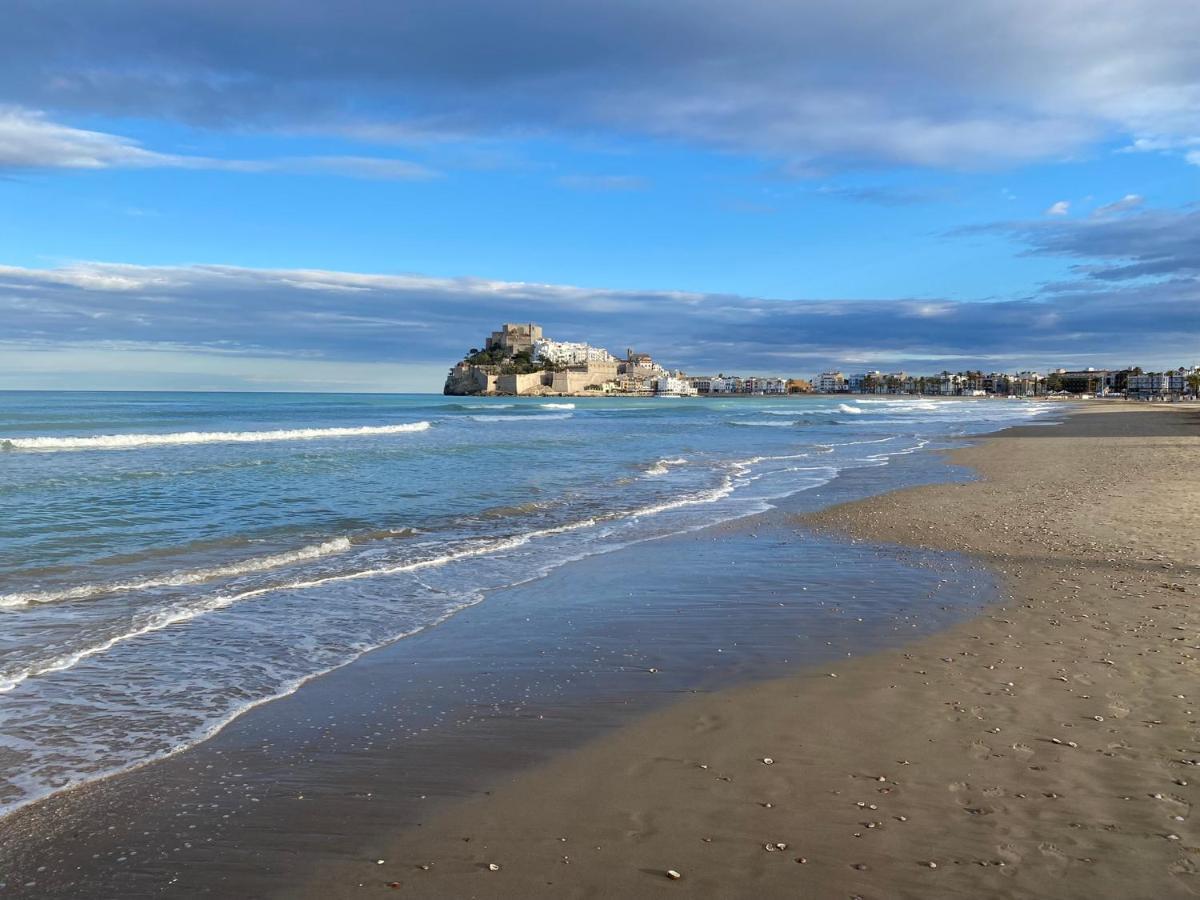 Apartamento Duplex En Primera Linea De Playa Peniscola Bagian luar foto